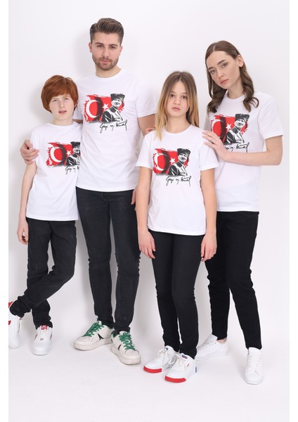 Toontoy Unisex Atatürk Baskılı Tişört indirimleri