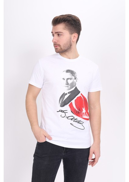 Toontoy Unisex Atatürk Baskılı Tişört