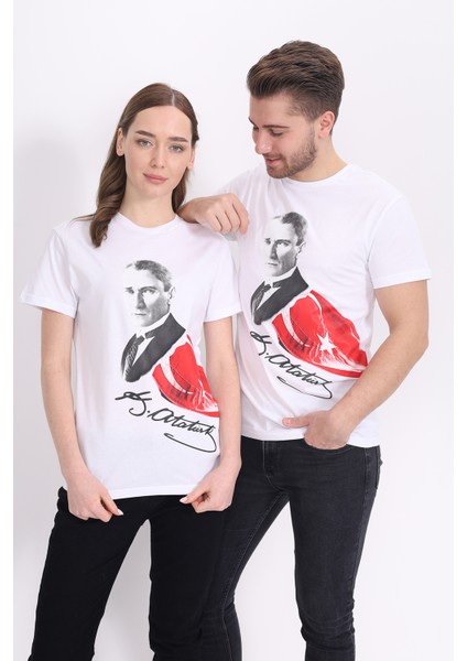 Toontoy Unisex Atatürk Baskılı Tişört fırsatları