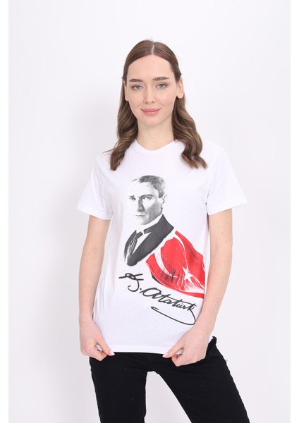 Toontoy Unisex Atatürk Baskılı Tişört indirimleri