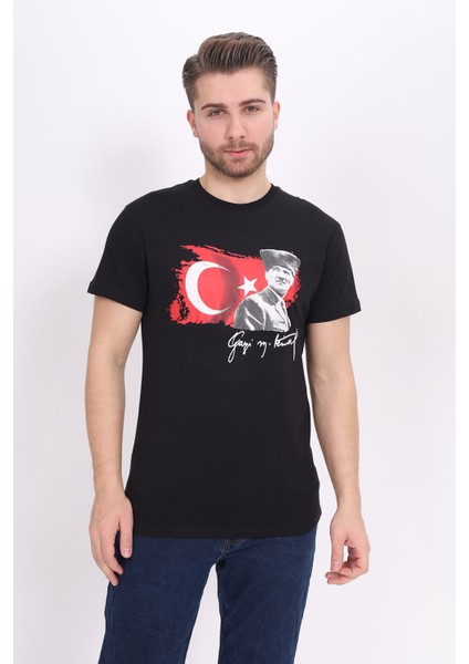 Toontoy Unisex Atatürk Baskılı Tişört