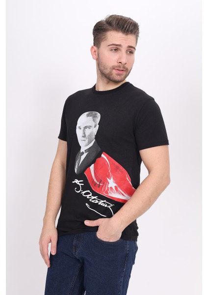 Toontoy Unisex Atatürk Baskılı Tişört modelleri