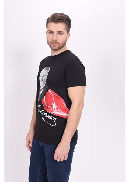 Toontoy Unisex Atatürk Baskılı Tişört fırsatları