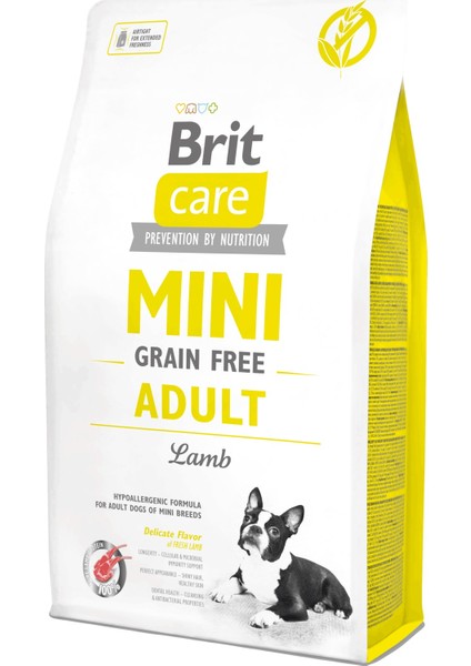 Mini Adult Kuzu Etli Tahılsız Küçük Irk Köpek Maması 2 Kgx2=4kg