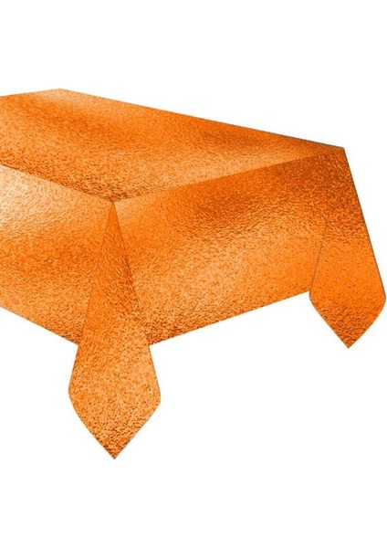 Metalize Masa Örtüsü Turuncu