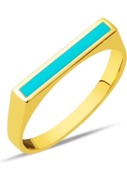 Sarı Altın 14 Ayar Mineli Yüzük fiyatları