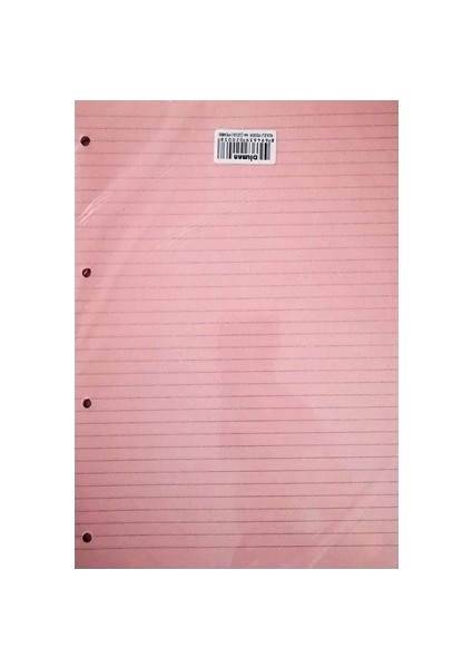 Kolej Yedeği A4 Çizgili Pembe