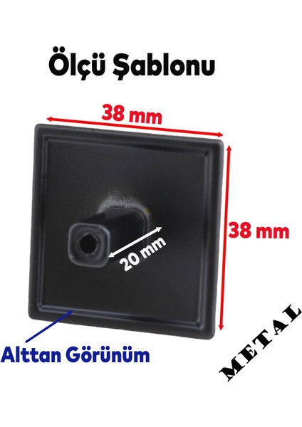 Mobilya Mutfak Banyo Çekmece Dolap Kapak Kulpu Kulbu Mat Siyah Metal Kare Kulp fiyatları
