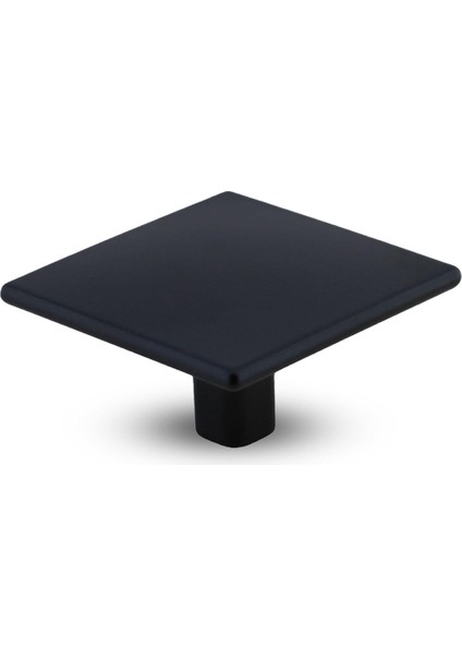 Mobilya Mutfak Banyo Çekmece Dolap Kapak Kulpu Kulbu Mat Siyah Metal Kare Kulp