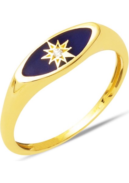 14 Ayar Özel Yıldız Tasarım Altın Yüzük fiyatları