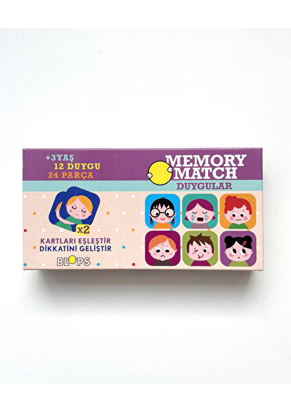 Memory Card Game /eğitici Duygular Hafıza Oyunu