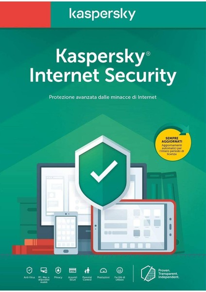 Internet Security 2024 - 5 Cihaz 2 Yıl (Kaspersky Türkiye Garantili)