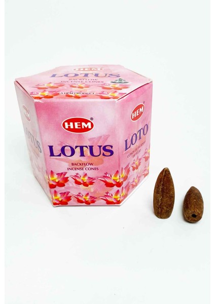 Hem Tütsü 10 Adet Geri Akış Backflow Şelale Tütsü Konisi Tütsü Back Lotus Vanilla