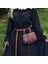 Pu Retro Bel Torbası Çantası Ortaçağ Restorasyonu Seyahat Cosplay Partisi Kadınlar Kahverengi (Yurt Dışından) 3