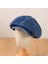 Denim Pamuk Newsboy Şapka Visor Bere Şapka Bayan Bayanlar Cabbie Şapka Mavi (Yurt Dışından) 4