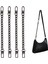 4pieces Çanta Zinciri Kayışı 7.9 Inç Torba Kayış Genişletici Kol Torbası Dekorasyonu Siyah (Yurt Dışından) 3