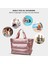 Kadınlar Büyük Spor Çanta Salonu Duffle Seyahat Eşleme Messenger Bagaj Omuz Çantası Pembe (Yurt Dışından) 2