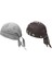 Bisiklet Korsan Şapkaları Bandana Beanie Kask Astar Baş Sargısı Eşarp Kahverengi Açık Gri (Yurt Dışından) 1