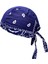 Bisiklet Korsan Şapkaları Bandana Beanie Kask Astar Baş Sargısı Eşarp Mavi Siyah (Yurt Dışından) 3