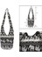 Tay Hobo Bohemian Sling Crossbody Omuz Çantası Hippi Çingene Zip Kapatma Çanta Siyah (Yurt Dışından) 4