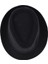 Yapılandırılmış Gangster Trilby Kumaşlı Klasik Manhattan Şapkası -, 58CM Siyah (Yurt Dışından) 4