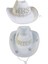 2pcs Cowgirl Hat Woman Kadınlar Için Batı Kostüm Tavuk Partisi Aksesuarları Gelin+Mrs (Yurt Dışından) 1