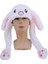Yumuşak Peluş Earmuff Eşarp Şapkası Kawaii Tavşan Kulak Yükselen Kız Moda Hediyesi (Yurt Dışından) 3