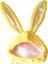 Bunny Kulakları Selfie Fotoğrafçılık Için Sıcak Sevimli Kadınlar 21.65X11.02INCH Sarı (Yurt Dışından) 4