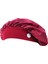 Bayan Erkek Saten Saten Scrub Doktor Hemşire Beanie Hat Chemo Hat Uyku Bonnet Şarap Kırmızı (Yurt Dışından) 2