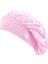 Bayan Erkek Silk Scrub Beanie Şapka Kemo Şapka Bonnet Yan Düğmeleri Pembe (Yurt Dışından) 4