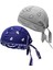 Bisiklet Korsan Şapkaları Bandana Beanie Kask Astar Baş Sargısı Fular Mavi Açık Gri (Yurt Dışından) 1