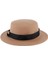 Klasik Fedora Şapkası Geniş Brim Dome Top Caz Şapka Erkekler Derby Trilby Hat Bowler Khaki (Yurt Dışından) 1