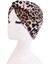 Kemo Kapaklar Baskı Elastik Beanie Başörtüsü Kapağı Şapka Türban Şapkası Başwrap Leopar (Yurt Dışından) 3