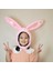 Bunny Kulakları Selfie Fotoğrafçılık Için Sıcak Sevimli Kadınlar 21.65X11.02INCH Mavi (Yurt Dışından) 3