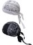 Bisiklet Korsan Şapkaları Bandana Beanie Kask Astar Baş Sargısı Beyaz Siyah (Yurt Dışından) 1