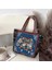 Vintage Style Women Tote Bag Alışveriş Çantaları Alışveriş Için Günlük Çantalar Ev F-Blue Fil (Yurt Dışından) 2