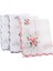 Güzel 3pcs Bayan Pamuk Çiçek Dantel Mendil Hanky Kerchief Hankies (Yurt Dışından) 1