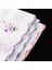 Güzel 3pcs Bayan Pamuk Çiçek Dantel Mendil Hanky Kerchief Hankies (Yurt Dışından) 5