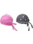 Bisiklet Korsan Şapkaları Bandana Beanie Kask Astar Baş Sargısı Atar Pembe Koyu Gri (Yurt Dışından) 1