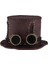 Goggles Cadılar Bayramı Tema Partisi Kostüm Tedarik ile Yetişkin Steampunk Top Şapka (Yurt Dışından) 2