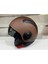 Kask Sx.10 Mat Kahverengi Çenesiz Güneş Gözlüklü 1