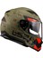 Stream Evo Max Mat Mılıtary Yeşil-Kırmızı Kask 2