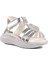 Şng 8020-P Gümüş Kız Çocuk Sandalet 2