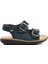 Ayakmod Şng 1530-P Lacivert Nubuk Erkek Çocuk Sandalet 1