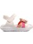 Şng 8010-P Beyaz-Fuşya-Pembe Kız Çocuk Sandalet 1