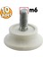 Bingo Rotil Ayakları M6 Civatalı Mm Beyaz Profil Ayağı 2.5 Cm (10 Adet) 1