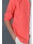 Makro Erkek Smart Gömlek Comfort Slim Fit Mercan 3