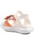 Şng 8010-P Beyaz-Turuncu Kız Çocuk Sandalet 4