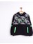 Kız Çocuk Mevsimlik Pamuklu Kazayağı Desenli, Kapüşonlu Sweatshirt 2
