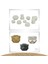 Şamdan Dekoratif Mumluk Şamdan Tealight ve Uzun Mum Uyumlu Prizma Model 4